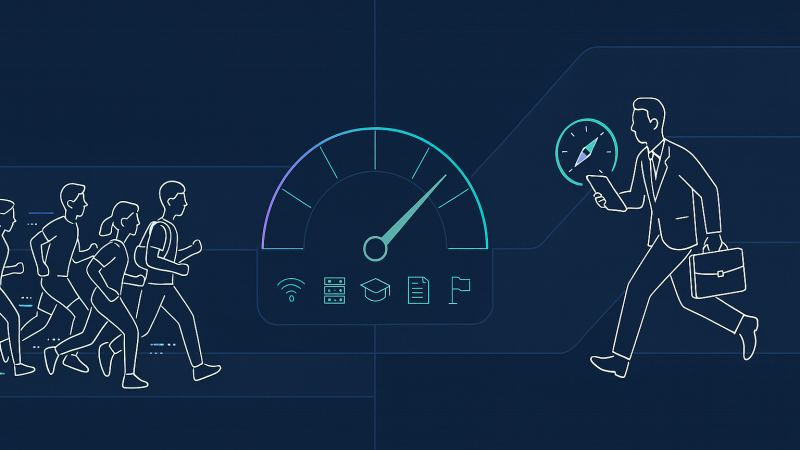 Gli studenti corrono, i dirigenti rincorrono: serve un benchmark sull'AI a scuola