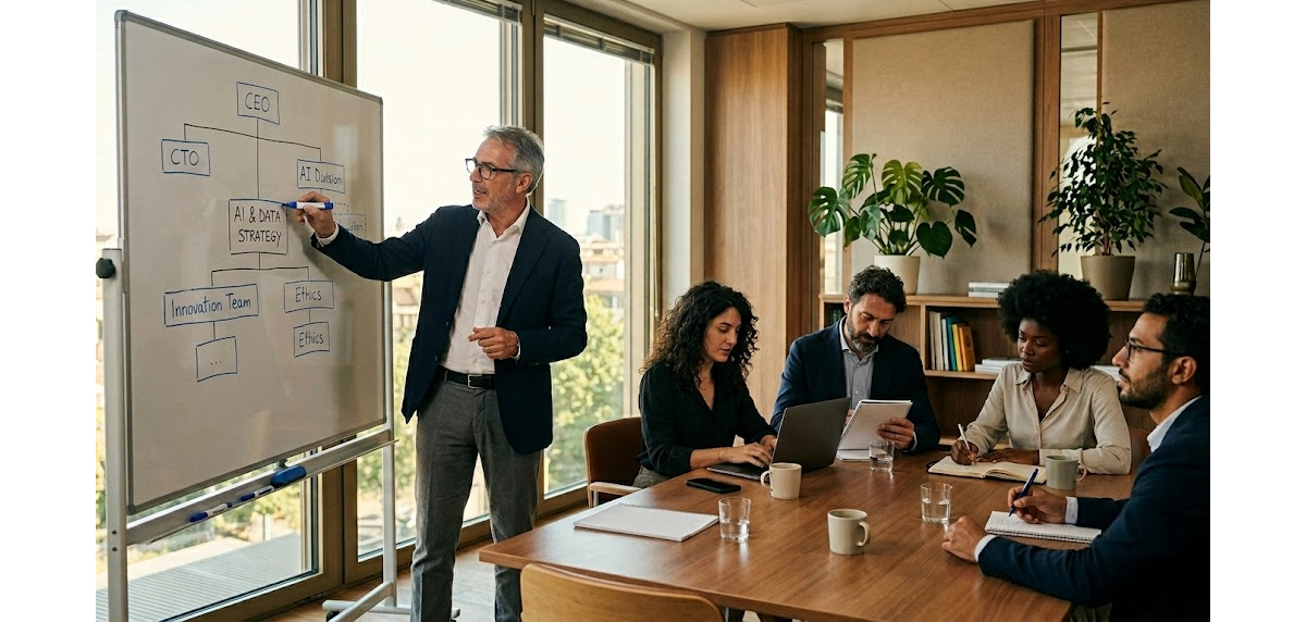 Chi Gestisce l'AI nella Tua PMI? L'AI Leader e i Ruoli che Servono Davvero