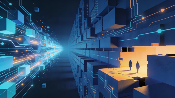 Bilancia tra velocità dell'innovazione AI e necessità di governance, compliance e sicurezza aziendale