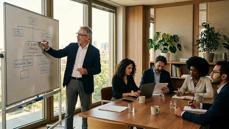 Chi Gestisce l'AI nella Tua PMI? L'AI Leader e i Ruoli che Servono Davvero