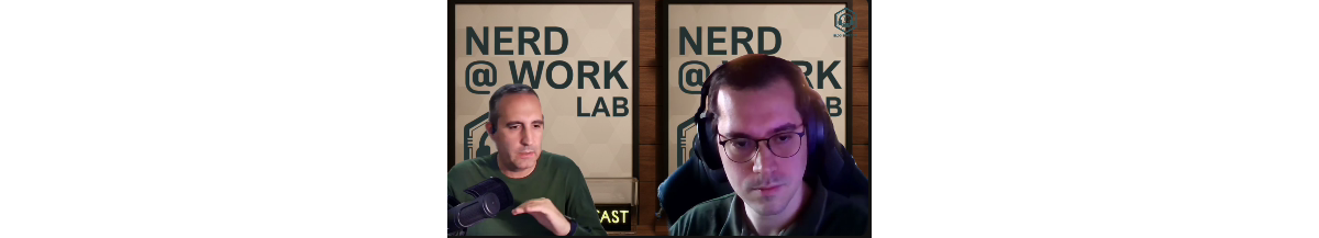Nerd @ Work Lab podcast cover episode on AI and SMEs: digital transformation for small and medium enterprises